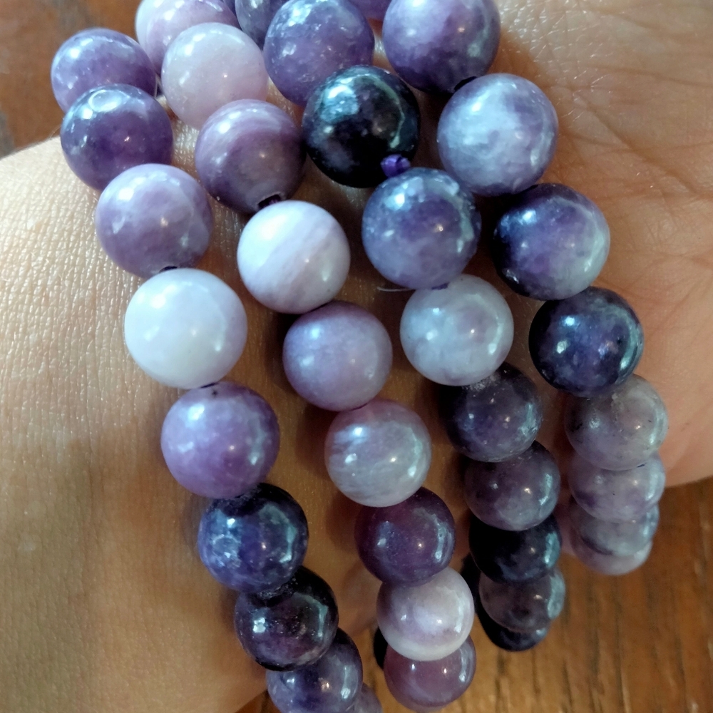 Lepidolite Crystal Bracelet